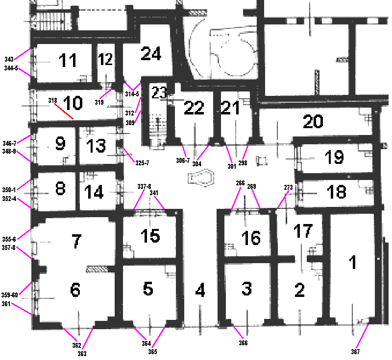 Plan of the building
